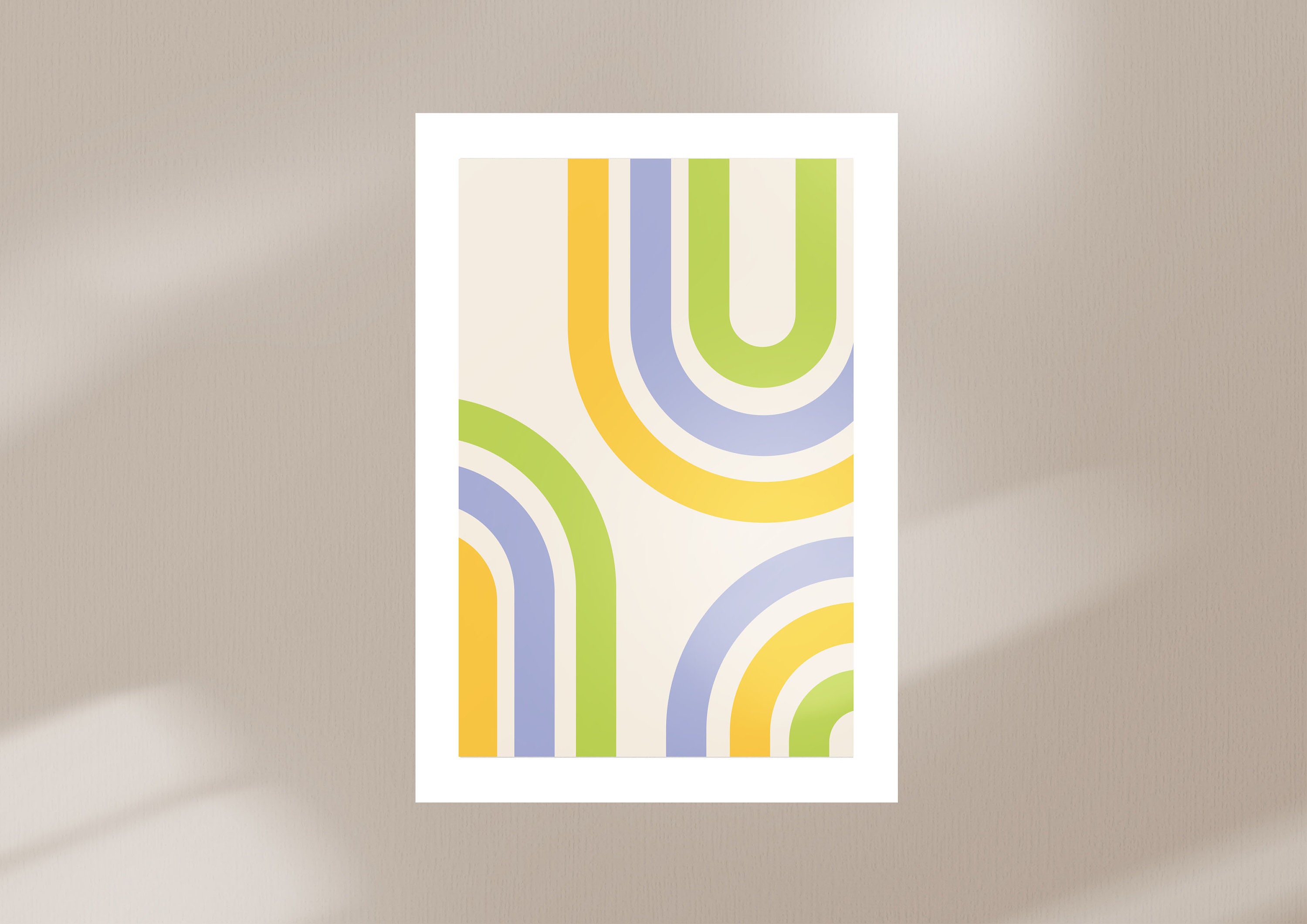 Poster Abstrait - Printemps