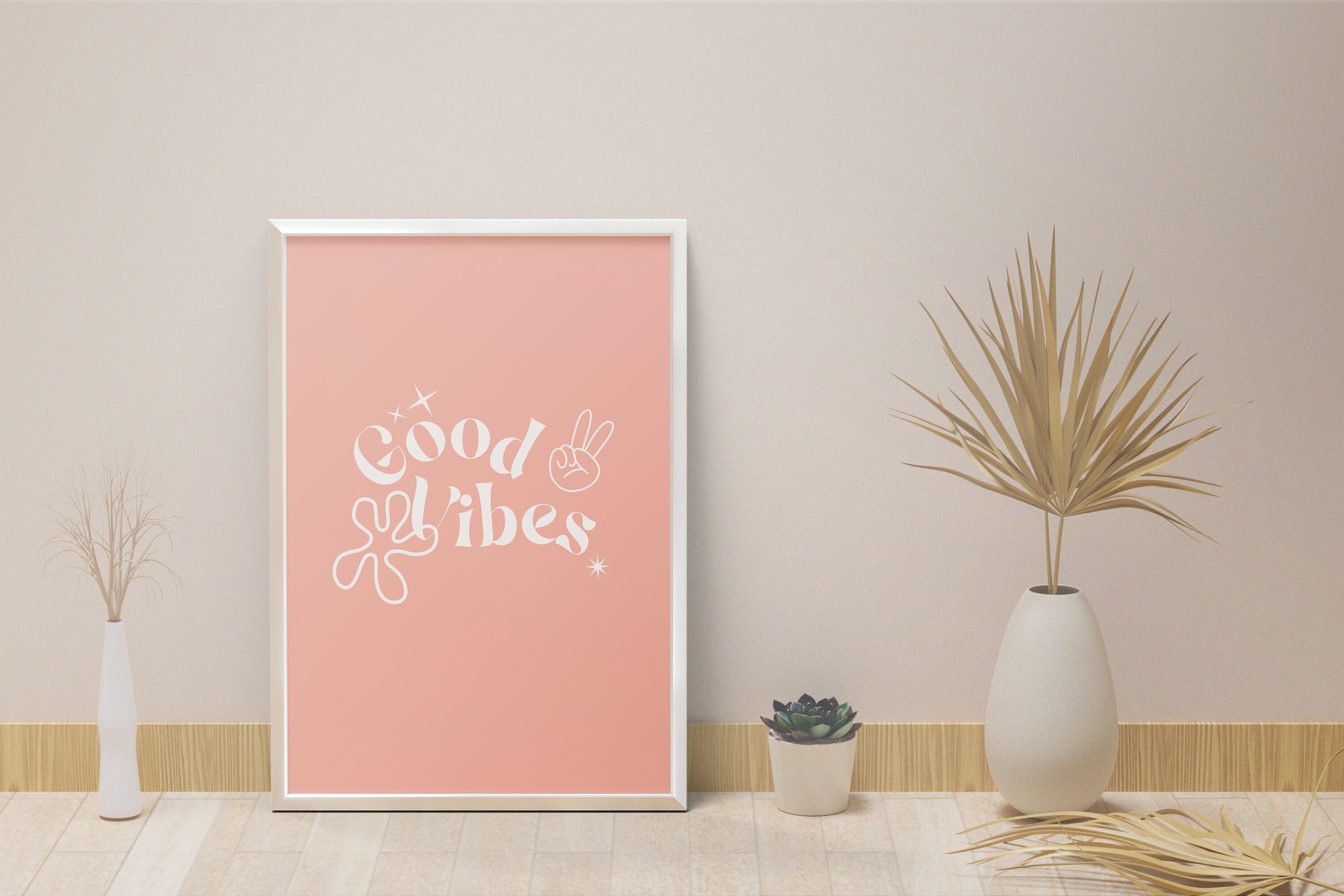 Affiche - Good Vibes Poster Hippie