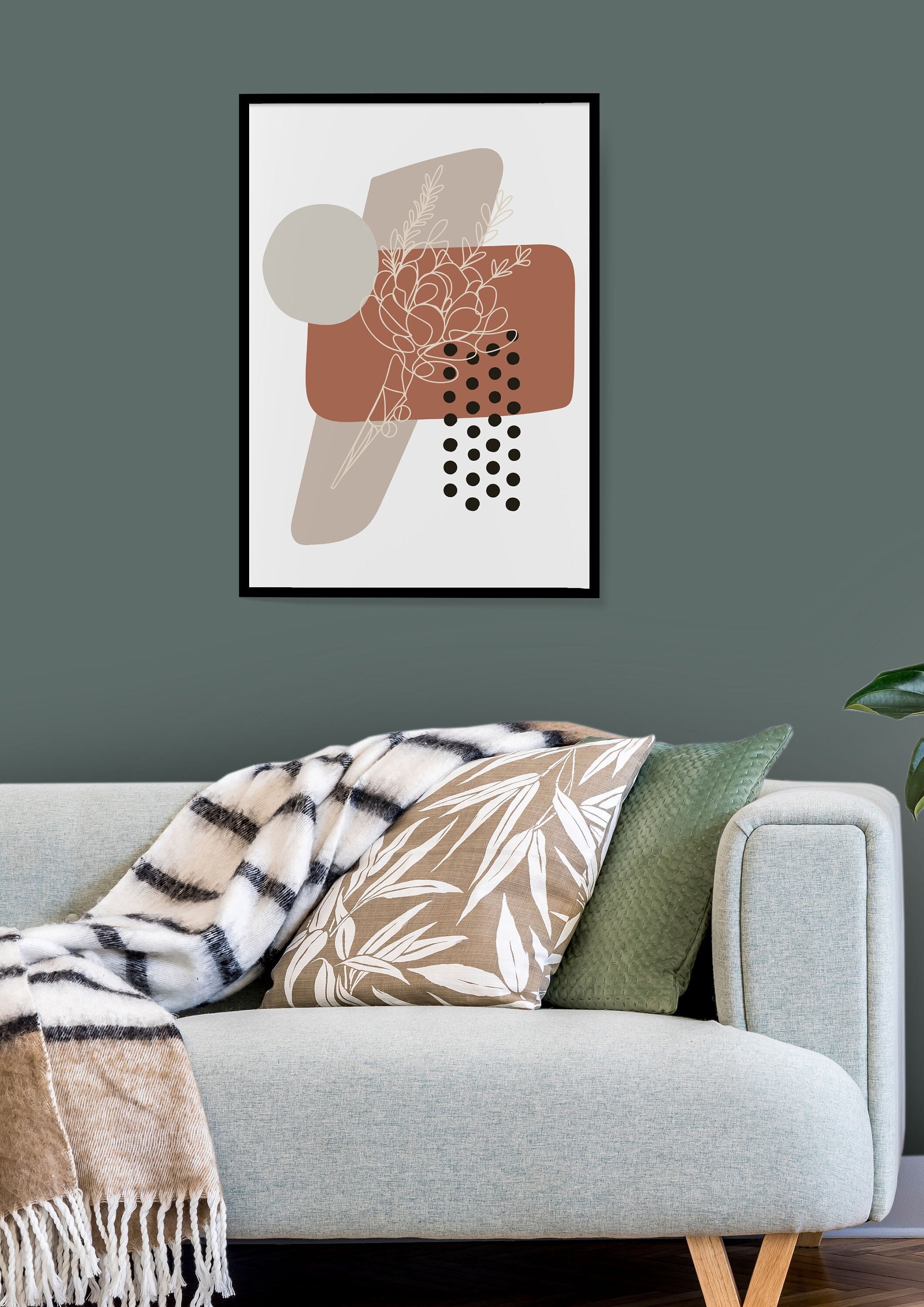 Affiche/Poster - Flower & Shape 2