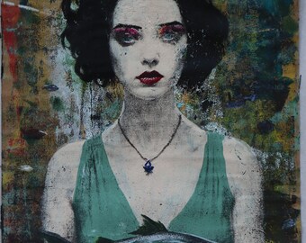 Stille boodschap - Vrouw met vis