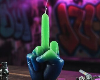 "F*ck It Candle" – Handgegoten statement kaars van LEXARTIKEL