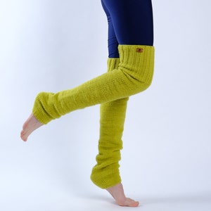 Leg Warmers Women,Crochet Leg Warmers,Hand Knitted Thigh High Dance Leg Warmers,Yoga Socks, Over The Knee Pole Dance Wear,Fluffy Leg Warmers