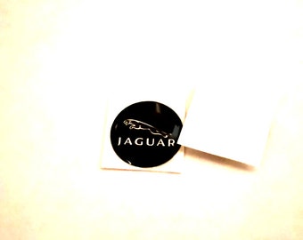 2x Crystal Jaguar Stickers Emblems for Car Key Fob