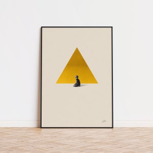 Midsommar Inspired Poster | Minimalist Poster | Mid Century Modern Poster | Retro Art Print | Wall Art | Gift for her