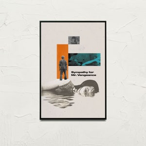 MR.VENGEANCE Korean Movie Poster | Mid Century Modern Inspired Poster | Vengeance Trilogy Poster | Park Chan Wook Poster
