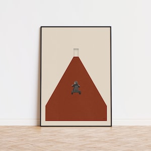 The Shining Inspired Poster | Minimalist Art Print | Retro Art Print | Wall Art | Housewarming Gift | Vintage Movie Poster
