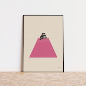 Clueless Inspired Poster | Mid Century Modern Poster | Minimalist Poster | Retro Art Print | Classic Movie | Gifts for her