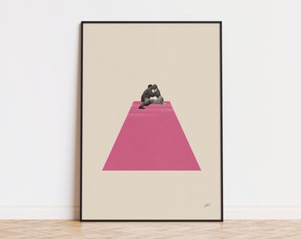 Clueless Inspired Poster | Mid Century Modern Poster | Minimalist Poster | Retro Art Print | Classic Movie | Gifts for her