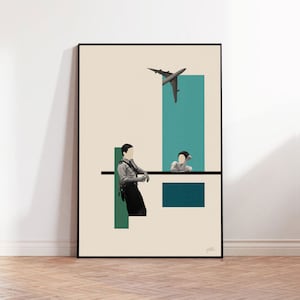 ChungKing Story 2 Poster | Wong Kar Wai Minimalist Movie Poster | Vintage Retro Art Print | Mid century Modern Poster | Bauhaus Print Art