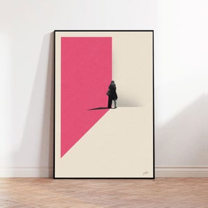 Lost In Translation Inspired Poster | Mid Century Modern Poster | Minimalist Poster | Retro Art Print | Wall Art | Gifts for her
