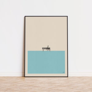 Forrest Gump Inspiriertes Poster | Minimalistischer Kunstdruck | Retro Kunstdruck | Wandkunst | Einweihungsparty Geschenk | Vintage Filmposter