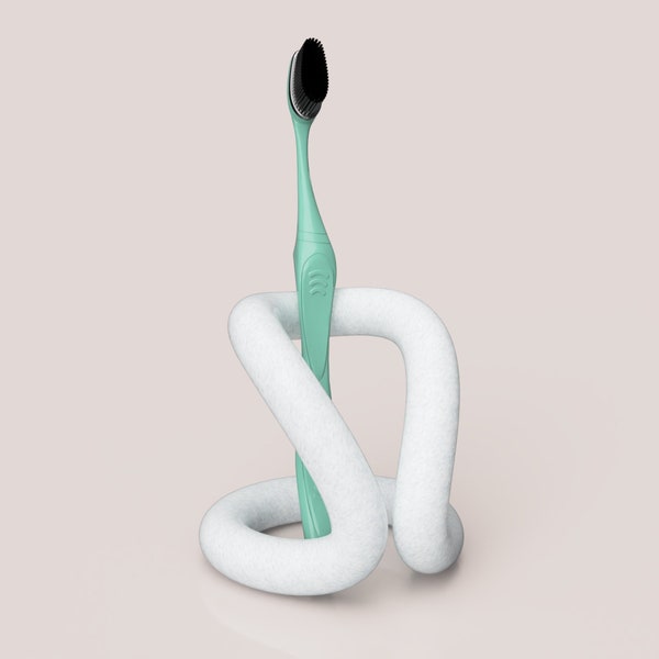 Toothbrush holder - modern design minimalist "THE LOOP"