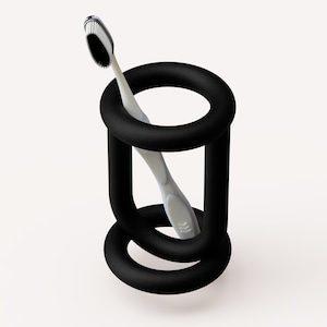 Toothbrush holder - modern design minimalist.