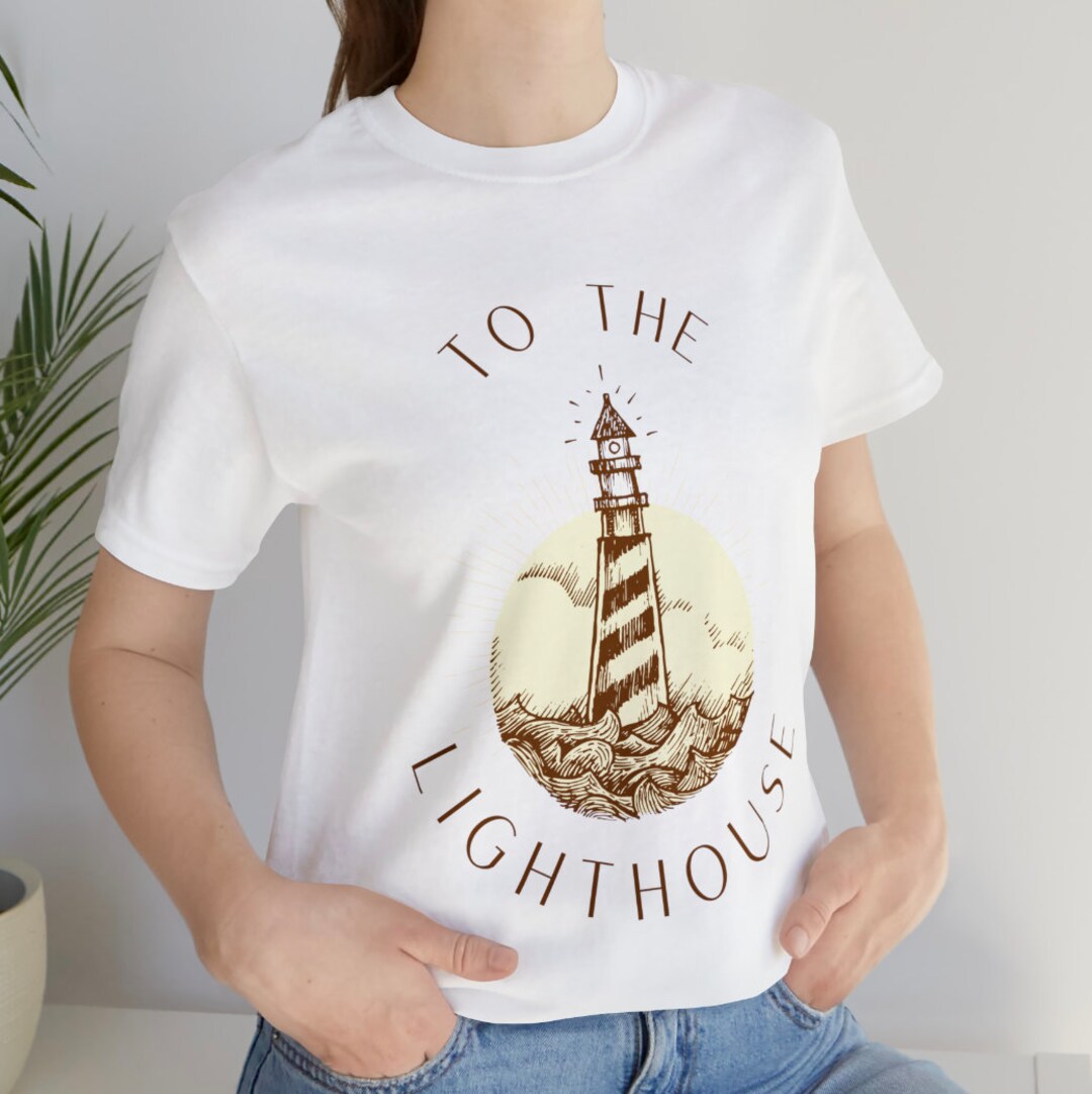 Women's T-Shirts [Out of Print] Virginia Woolf / To the Lighthouse V-Neck Tee (Oatmeal) (Womens) Virginia Woolf Shirt - Etsy