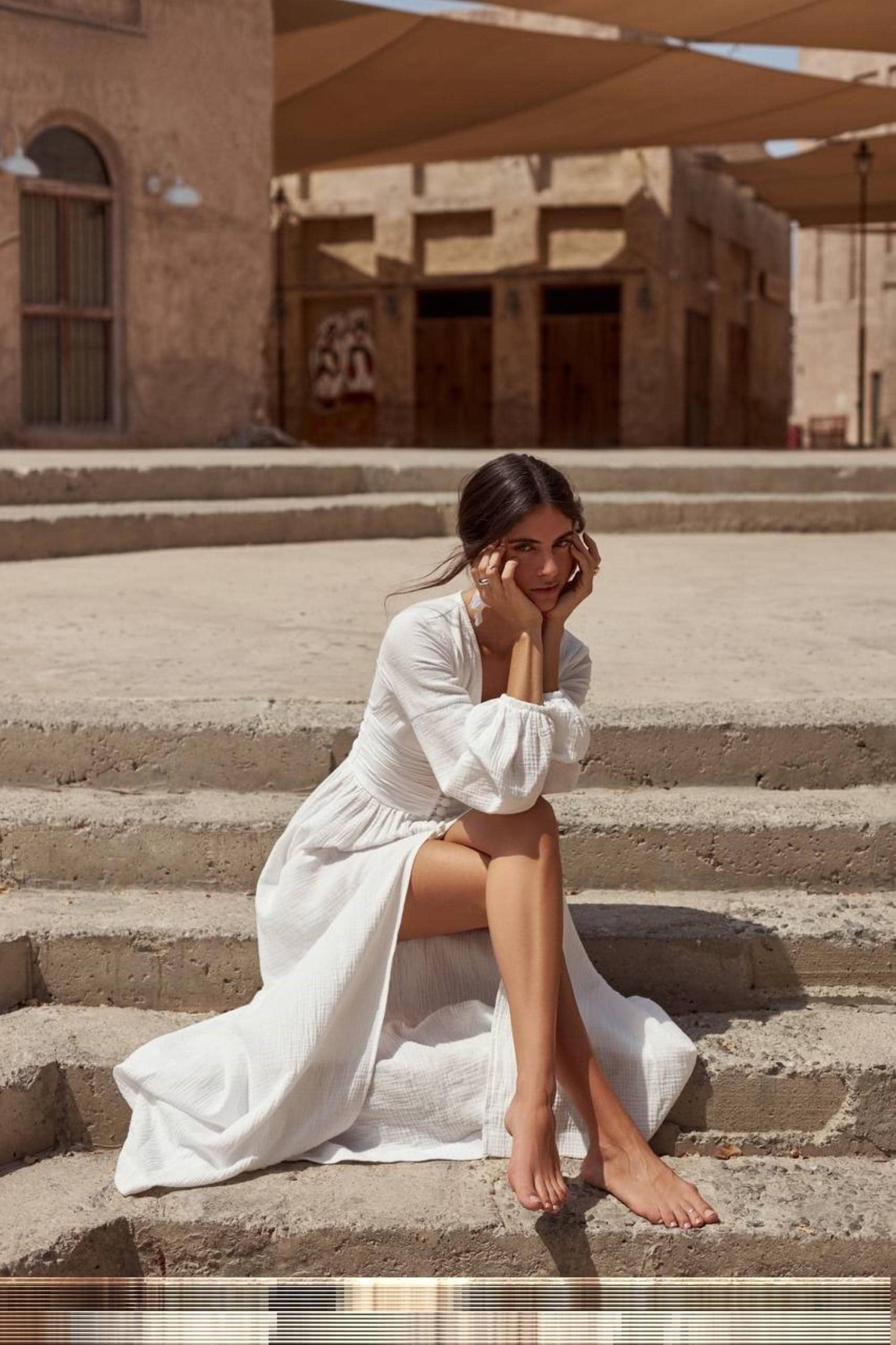 Bohemian Wedding Dress, White Muslin Dress, Boho Muslin Dress, Wedding  Summer Dress - Etsy