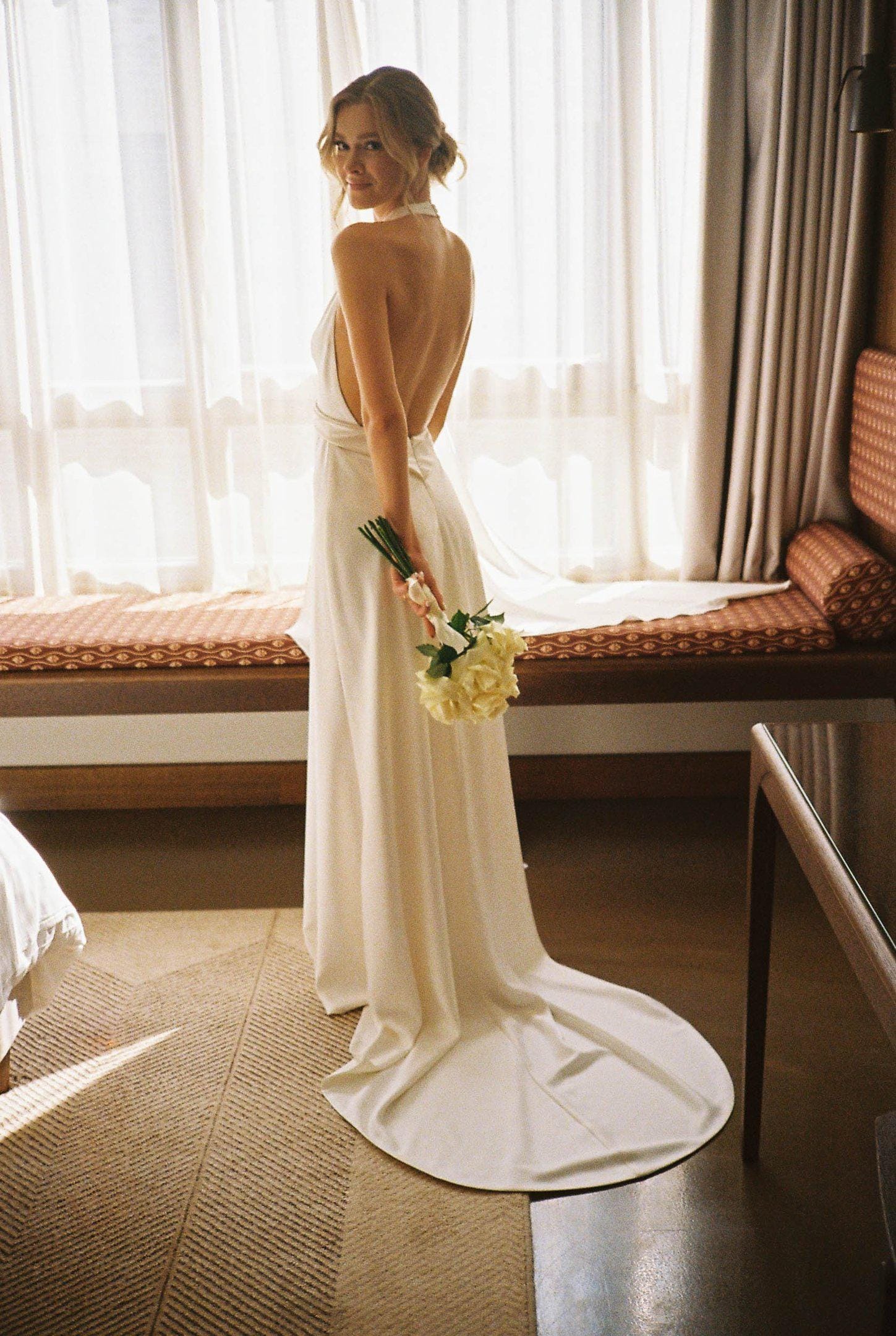 Low Back Mermaid Wedding Dress - Etsy
