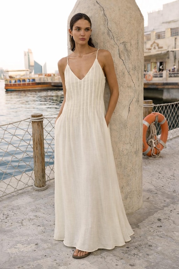 flowy resort dresses Halter Maxi Resort Dresses for Women