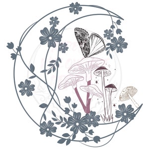 cottagecore shirt design- cottage core shirt design- fairy design- mushroom png- mystical png- cottagecore png- cottagecore sublimation