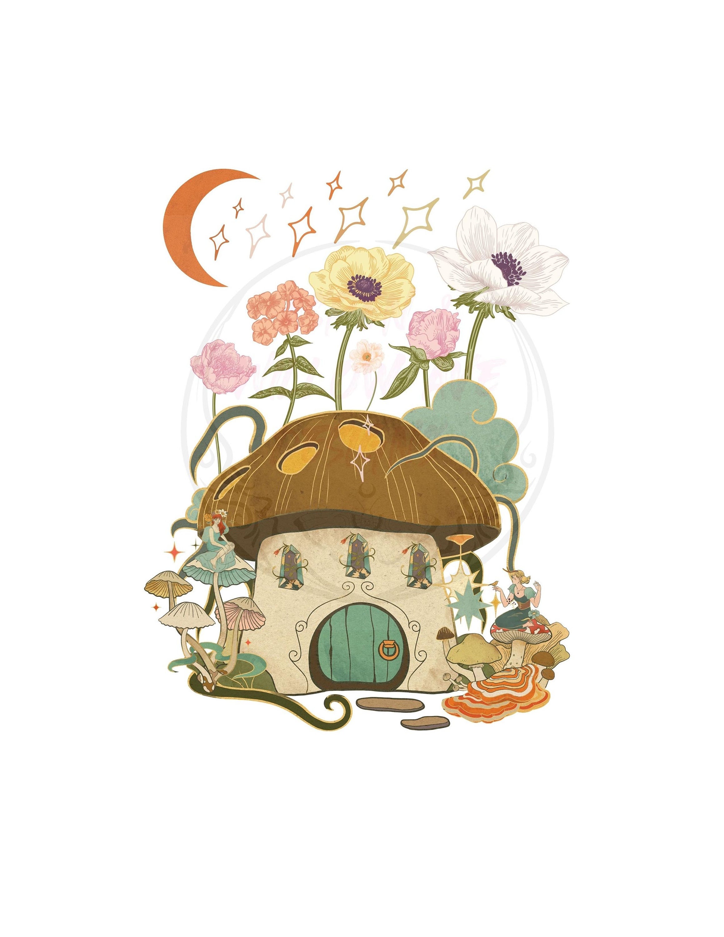 Cottagecore Png Cottage Core Png Mushroom Png Fairy Png Fairy Mushroom