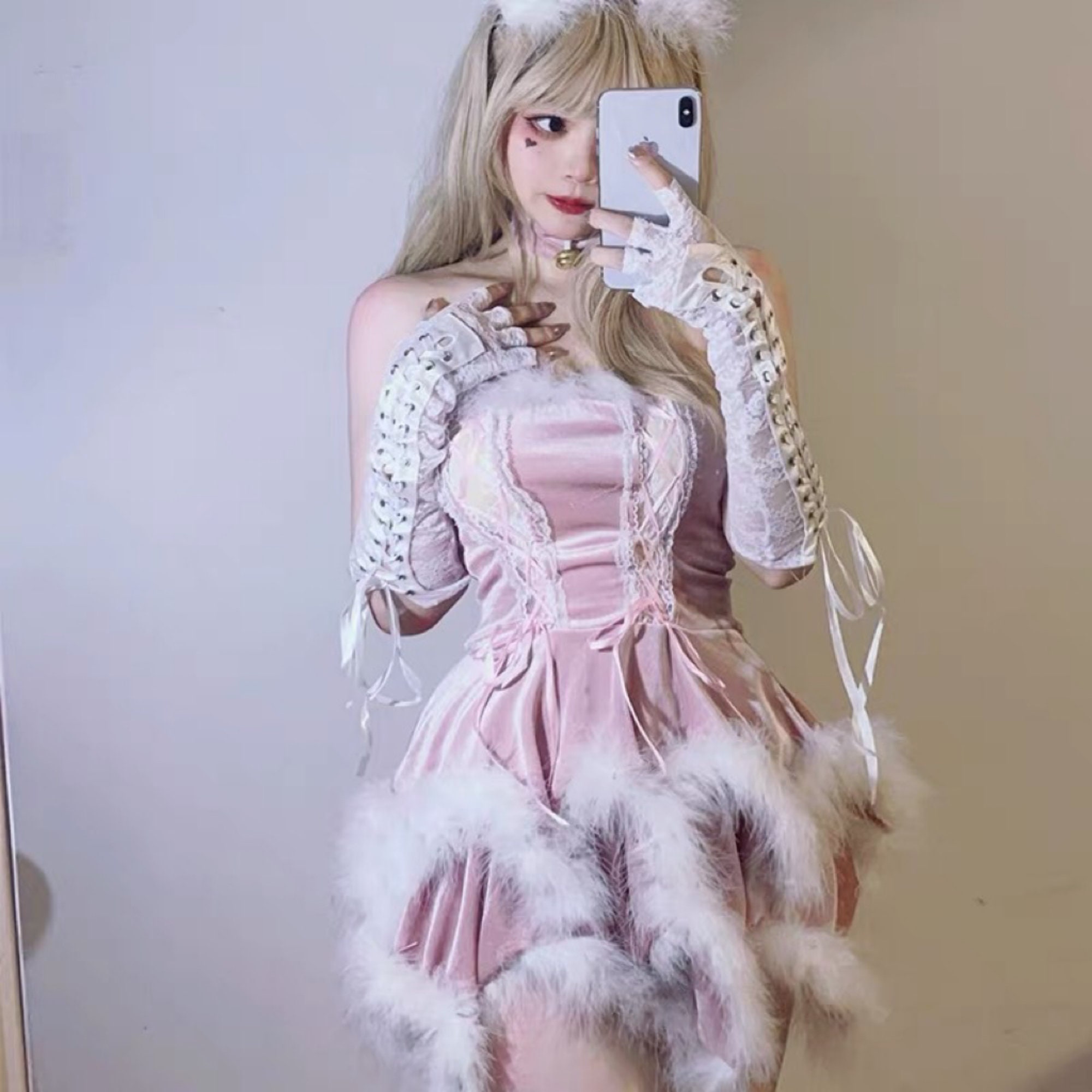 Japanese Anime Maid Cosplay Costume Plus Size Pink Dress Women Halloween  Party Stage Outfits Lolita Girl Beauty Bow Maids Outfit  Cosplay Costumes   AliExpress