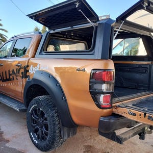 Matt Black Metal Heavy Duty Canopy fit Ranger T6 T7 T8 2012 - 2022 3.2 2.0 wildtrak 2.2 limited etc
