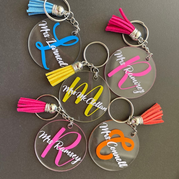 Custom Acrylic Keychain Etsy
