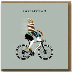 Funny Birthday card for a cyclist, Mamil