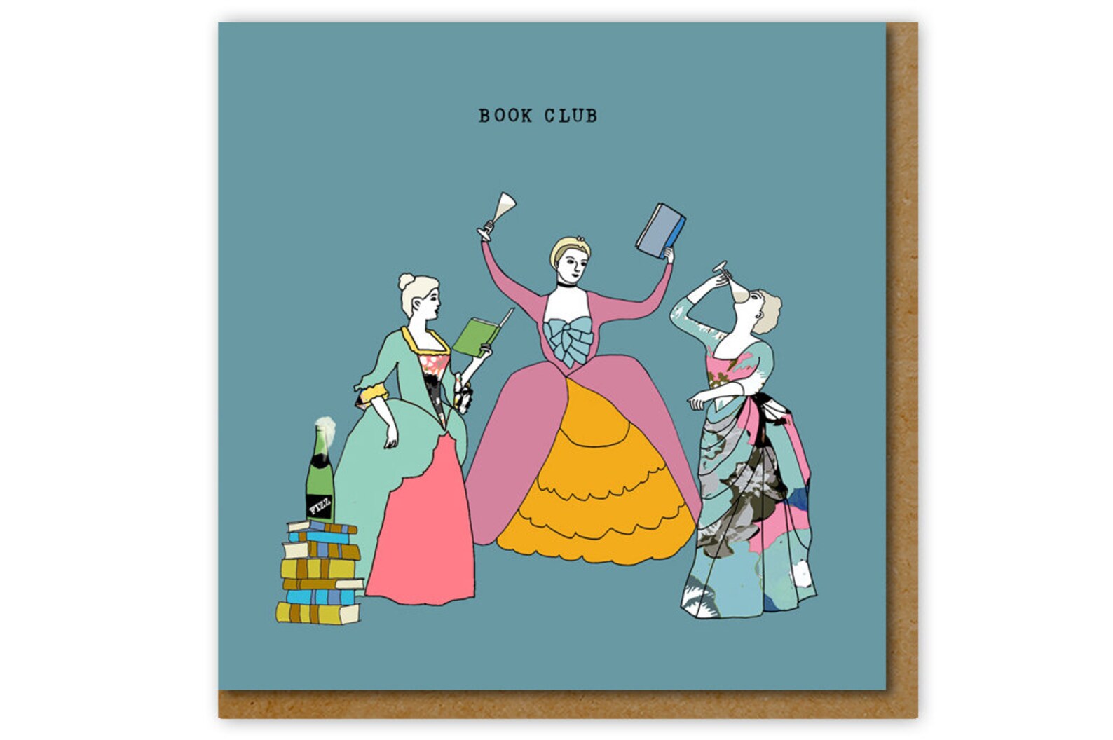 Funny Card for Reader, Funny Book Club Birthday Card, Period Drama ...