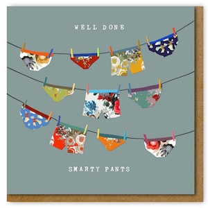 Funny Congratulations Card, Well Done Smarty Pants Card