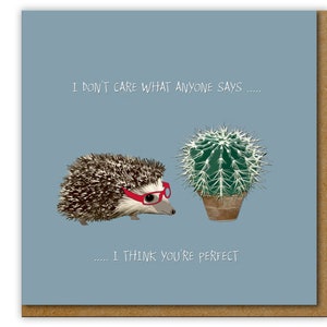 Funny Love Card for Anniversaries, Valentines & General Sharing the Love