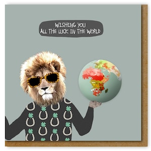 Good Luck Card, Wishing you all the luck in the world card