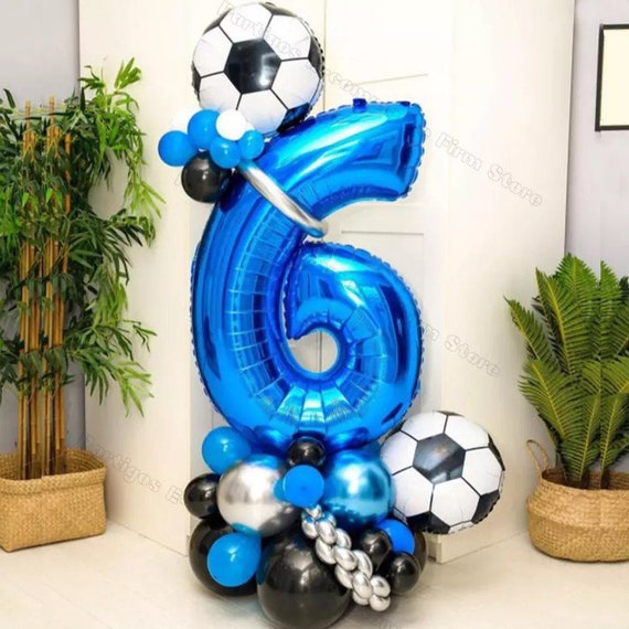 Set 9 globos de fútbol