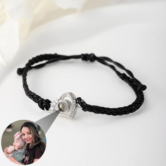 Bracelet with Picture Inside - Custom Photo Bracelet - Gifts for Christmas  Gifts for Women