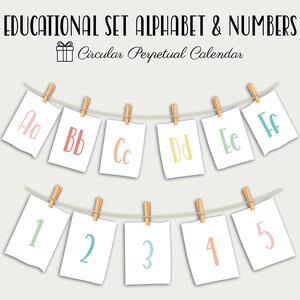 Educational Flash Cards, Preschool Flash Cards, Alphabet Flash Cards, Number Flash Cards, Learn ABCs, Learn Numbers, Montessori Flash Cards,