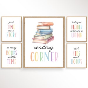 Reading Corner Poster, Reading Poster, Reading Nook, Reading Corner Classroom, Reading Corner Decor, Reading Quote Print, Reading Sign