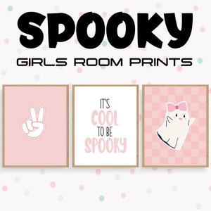 Halloween Nursery Print, Halloween Nursery Decor, Halloween Wall Art for Kids, Halloween Gift for Her, Cute Girls Halloween Prints, Spooky