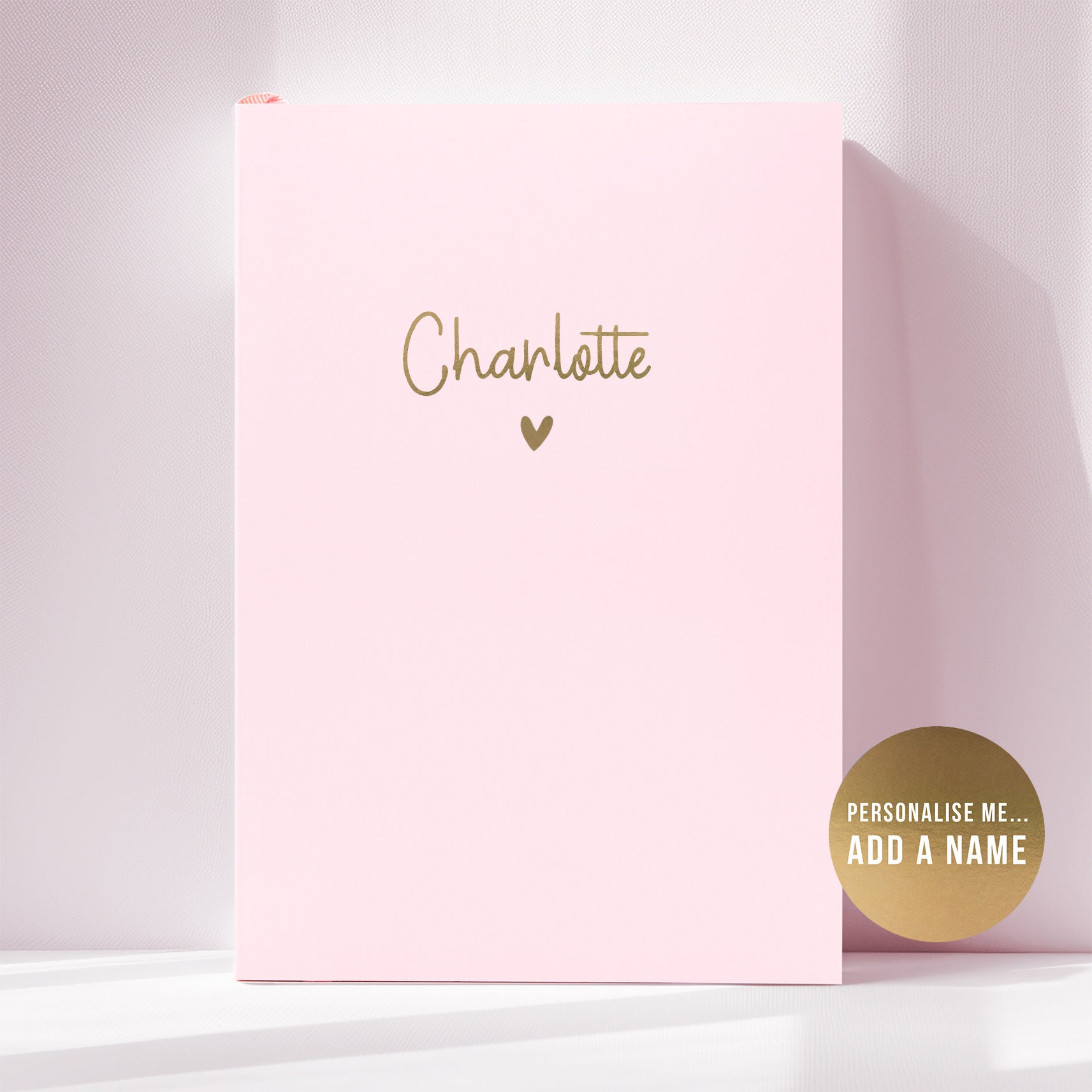 Personalised Premium Notebook | Add a Name | Available in 7 Colours ...