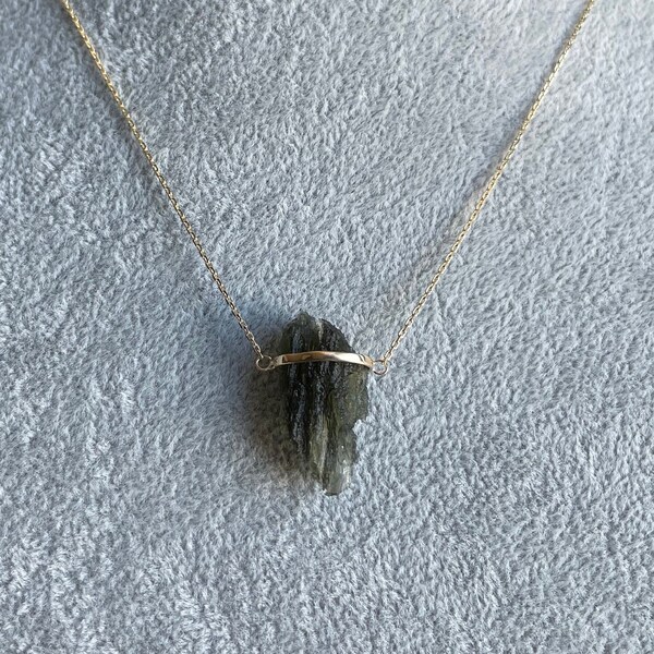 Moldavite Necklace Etsy