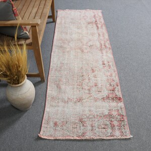 Turkish Rug, Rugs For Bedroom, Antique Rugs, Vintage Rug, Ethnic Kitchen Rugs, 2.3x7.1 ft Accent Rug, Beige Floor Rugs, Decorative Entry Rug