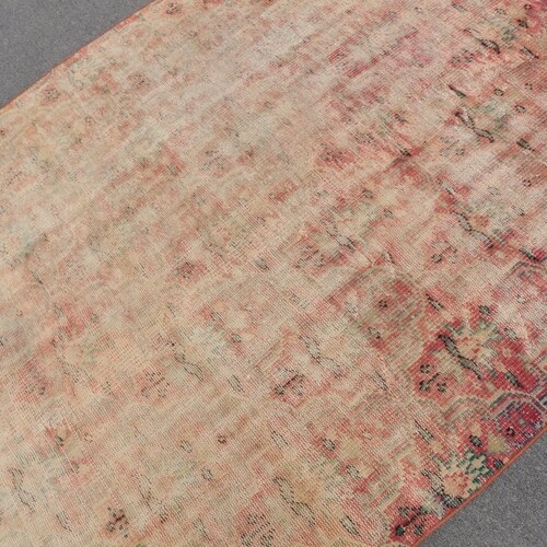Area Carpet, Vintage Rug, Turkish Rug, Antique Rug, 60x90 inches Red Rug, Tribal shops Indoor Rugs, Bohemian Floor Carpet, 2603