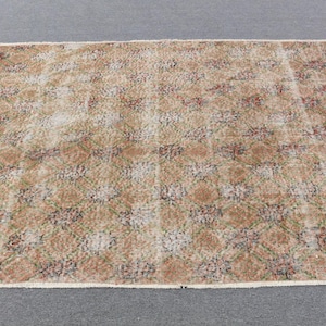 Vintage Turkish Rug, Area Carpet, Home Decor, 5x7ft Bohemian Rug, Anatolian Floor Rug, Living Room Carpet, Handmade Indoor Rug