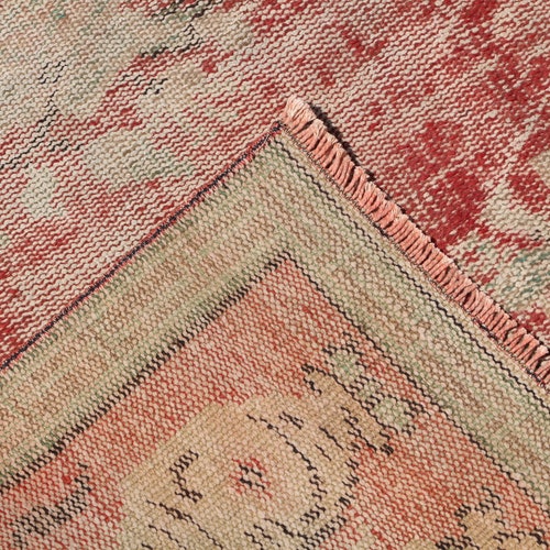 Vintage Rug, Turkish Rug, Area Carpet, Home Decor Carpet, 55x91 inches Red Carpet, Wool shops Indoor Rugs, Bohemian Floor Carpet, 1341
