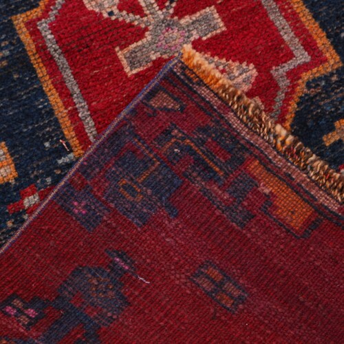 Vintage shops Rug, Small Carpet, Turkish Rug, Herki Rug, Oushak Carpet, 37x59 inches Red Carpet, Bohemian Bedroom Carpet, 981