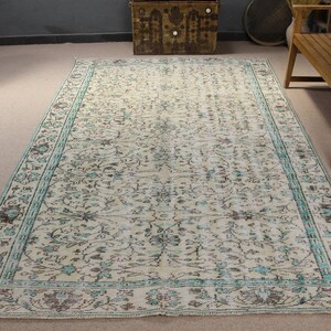 Vintage Turkish Rug 174x287cm 6x9ft