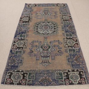 4x7 Area Rugs, Vintage Rug, Turkish Rug, Anatolian Rug, Rugs For Bedroom, 3.7x7.1 ft Bronze Rug, Antique Wool Rug, Decorative Area Rug,