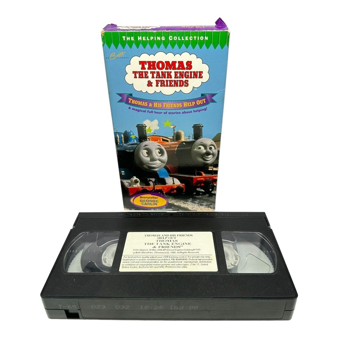 Thomas Friends Thomas His Friends Help Out VHS Cassette Tape 1996