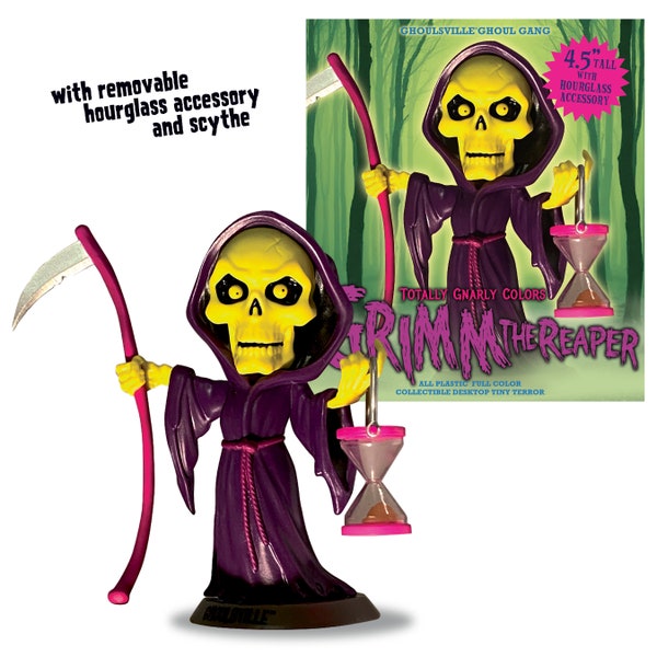 Grimm the Reaper en figura de vinilo amarillo neón