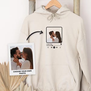 Couple Animated Portrait: Custom Hoodie with Animated Design