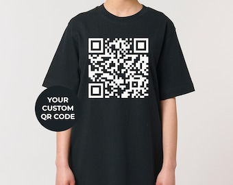 Funny QR Code T-Shirt: Cheeky Surprise, Unisex Cotton Tee