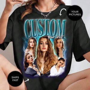 Custom Bootleg Rap Tee: 90s Vintage Graphic Shirt